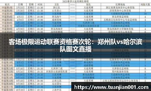 客场极限运动联赛资格赛次轮：郑州队vs哈尔滨队图文直播